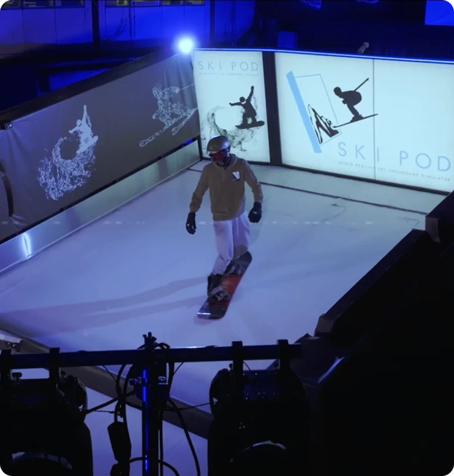 Snowboard simulation Snowboard simulation